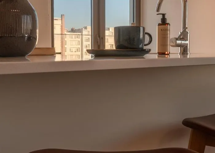 公寓 Modern With Terrace & Sea View *